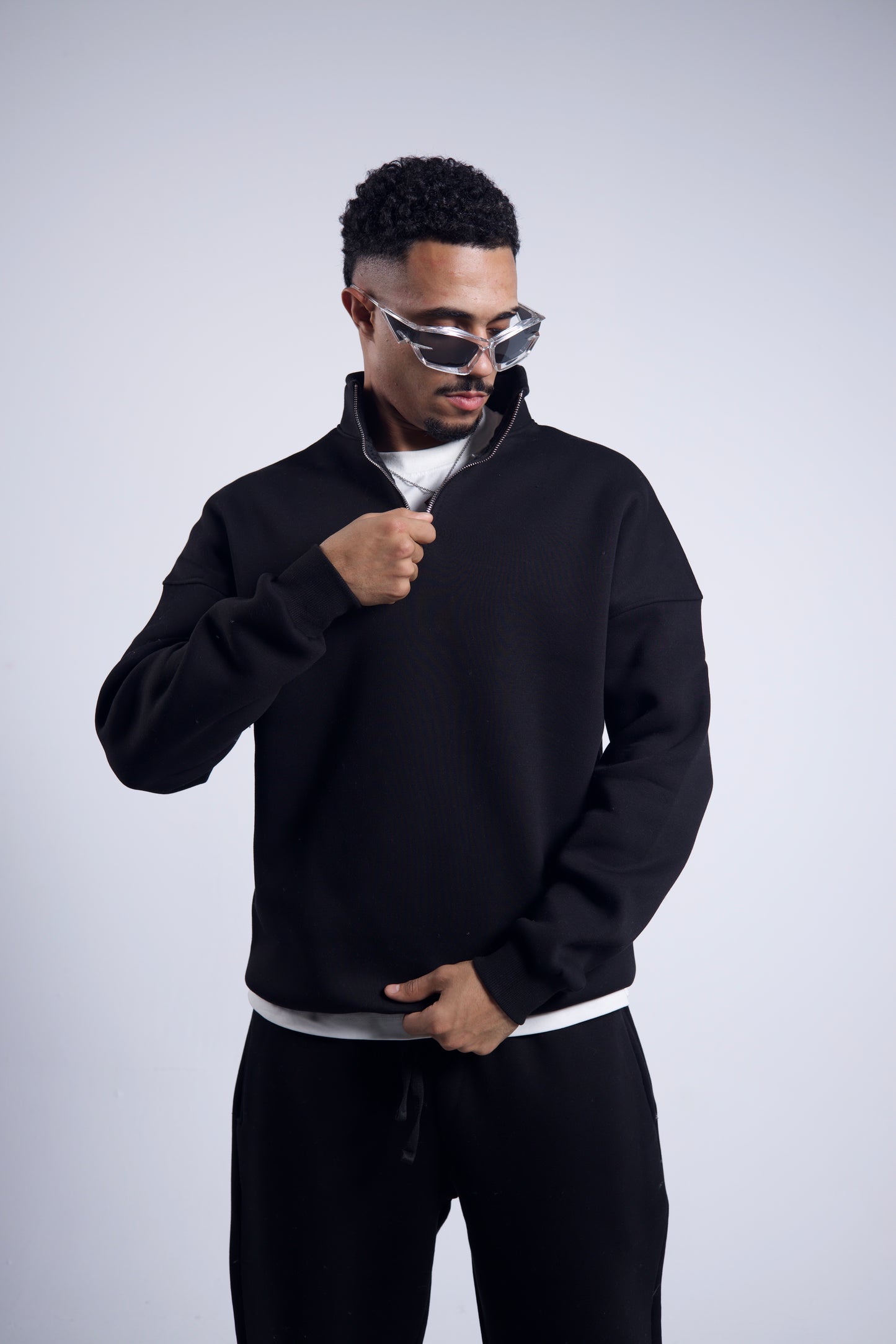 Osoul Oversized quarter Zipper