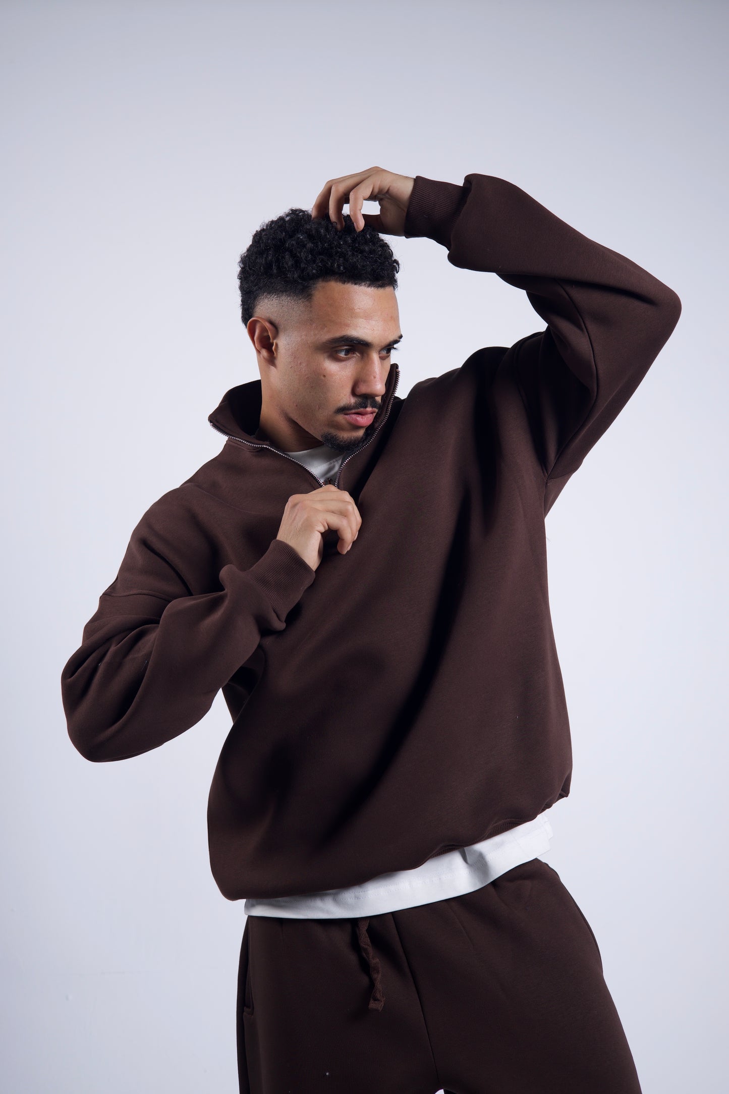 Osoul Oversized quarter Zipper